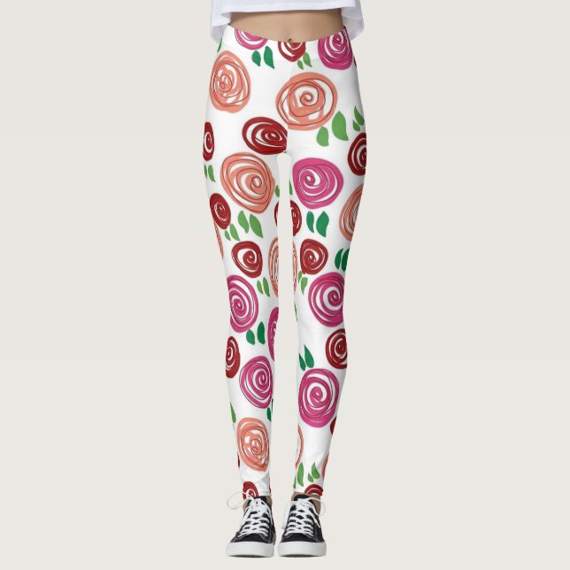 Legging Rosas Devaneio (Frente)
