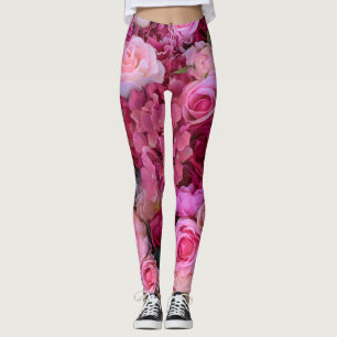 Legging Rosas e Lilys Deco Art
