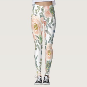 Legging Rosas Elegantes e Chiques, Mensagem Motivacional