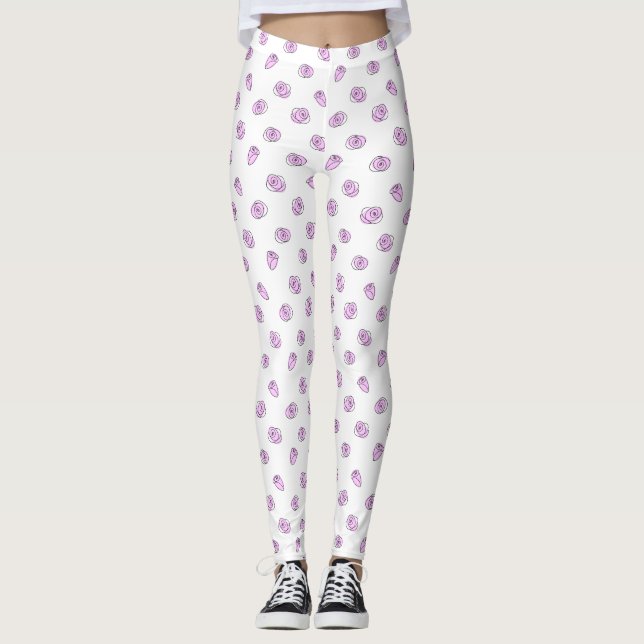 Legging Rosas Lilac Multi-Leggings (Frente)