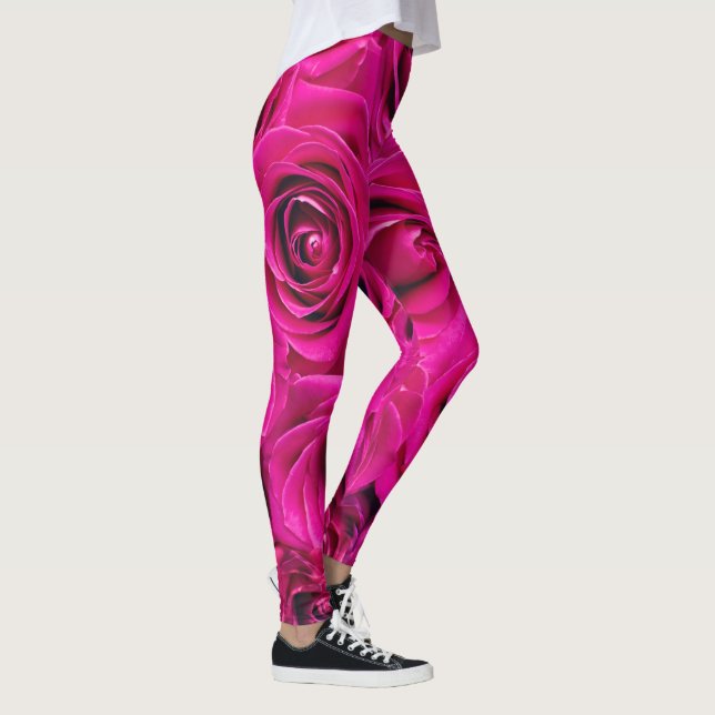 Legging Rosas Rosa (Amor e Romance) (Direita)