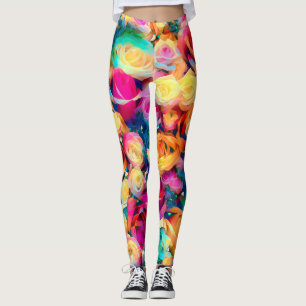 Legging Rosas surpreendentes