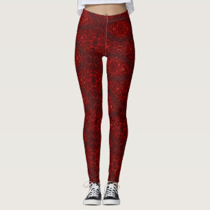 Legging Rosas vermelhas