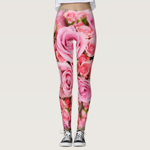 Legging Rose Bouquet Flower