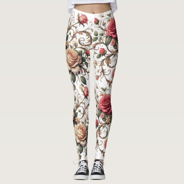 Legging Rose Symphony (Frente)