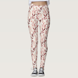 Legging Rosehip Floral com Folhas