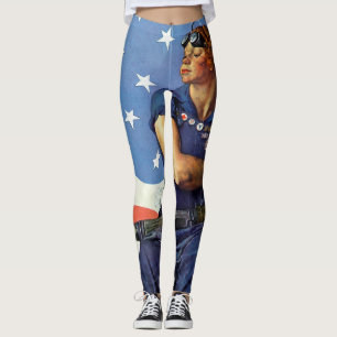 Legging Rosie as caneleiras do rebitador