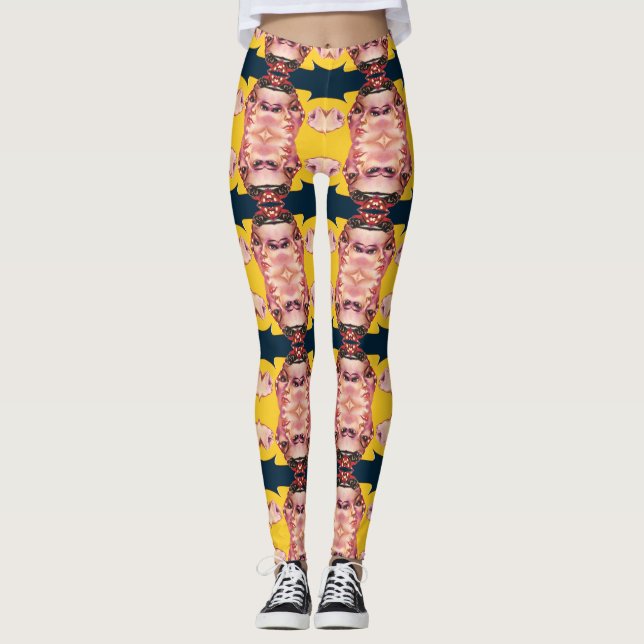 Legging rosie, o rivéter (Frente)