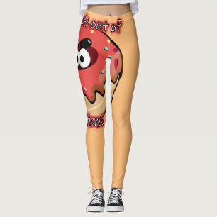 Legging Rosquinha zangada: Fresca da paciência