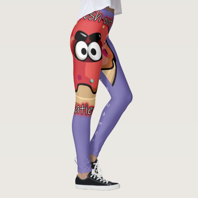 Legging Rosquinha zangada: Fresca da paciência (Direita)