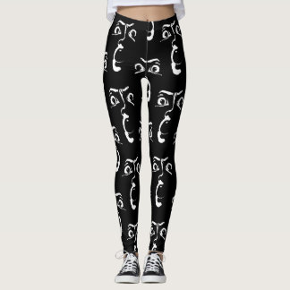 Legging rosto de horror