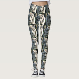 Legging Rosto de Tigre Branco