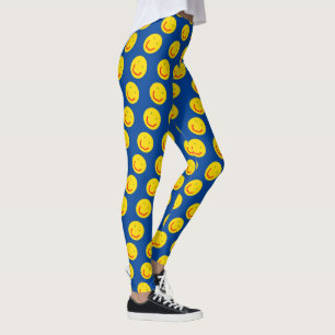Legging Rosto Feliz do Sol Sorridente