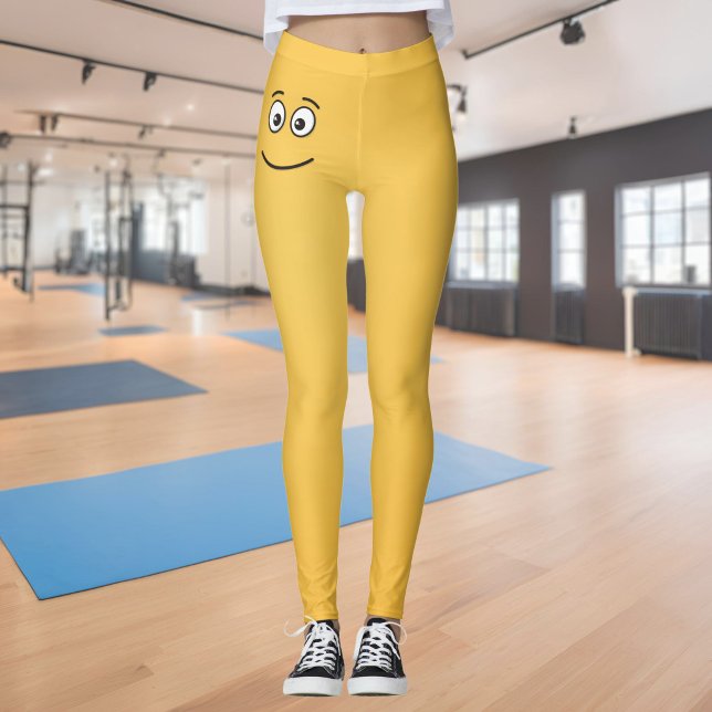 Legging Rosto Sorridente com Olhos Abertos (Criador carregado)