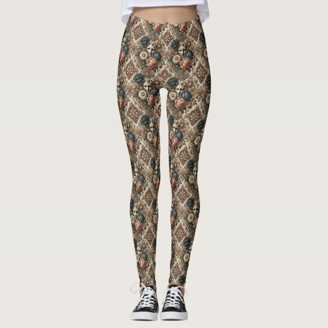 Legging Rostos Pedras e Noites Cansadas - Delírio Gótico (Frente)
