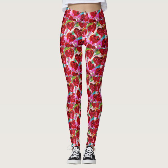 Legging Rosy Hearts (Frente)