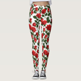 Legging Rosy Riot: O Thorny Tango do Amor