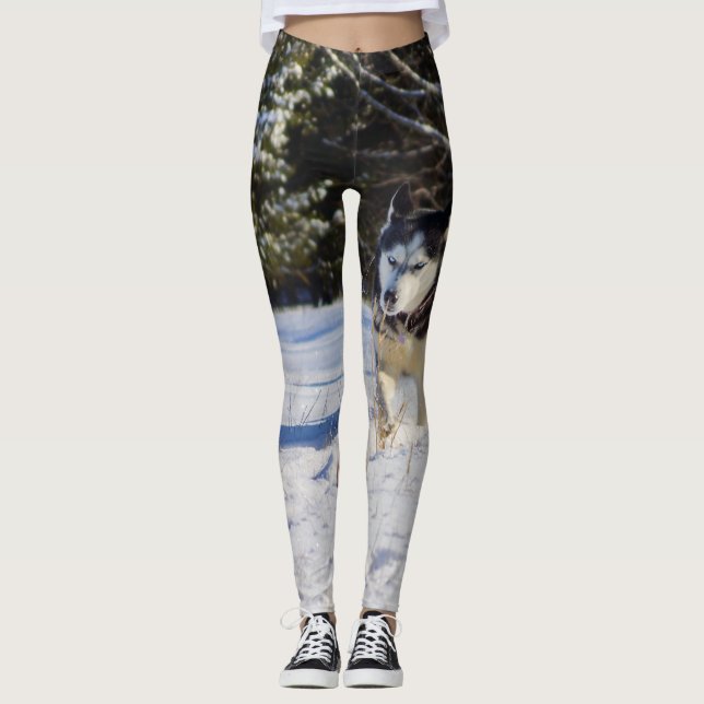 Legging Rouco Siberian na neve (Frente)