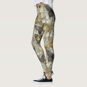 Legging Roupa de fantasia de camuflagem de borboleta artís