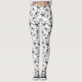 Legging Roupa de Halloween - Caveira e Crossbones Spooky
