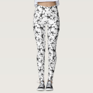 Legging Roupa de Halloween - Caveira e Crossbones Spooky