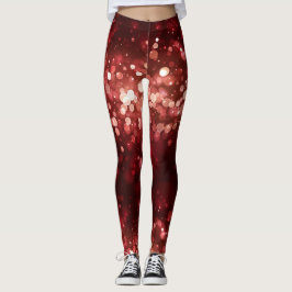 Legging Roupa de Papai Noel Moderna Fofa e Divertida de Na
