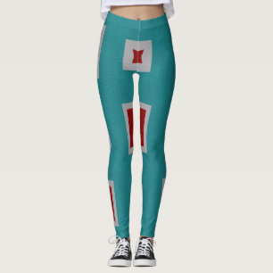 Legging roupa de xadrez