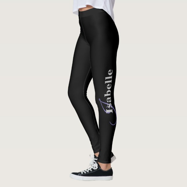 Legging Roupa personalizado preto (Esquerda)