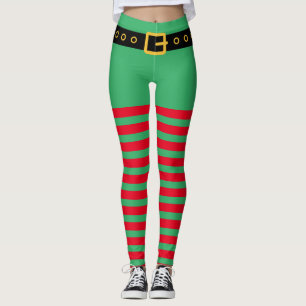 Legging Roupa vermelha e verde de Natal