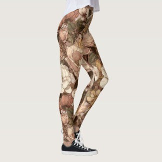 Legging Roupas Ativas Gardenias Flor Gardenias Luxo