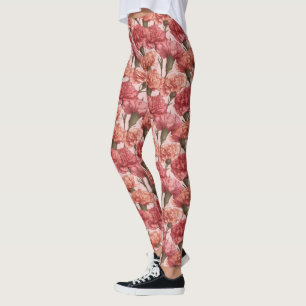 Legging Roupas de academia rosa presentes de aniversário f