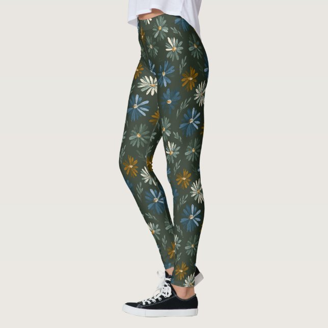Legging Roupas de Fitness Classic Daisy Sparkle (Esquerda)