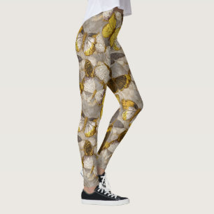 Legging Roupas de treino com destaque em camuflagem de bor