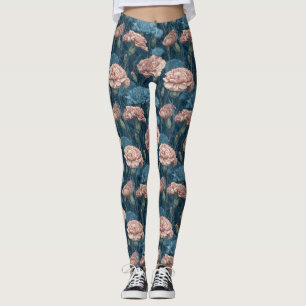 Legging Roupas de Treino de Luxo Minimalistas Anêmonas
