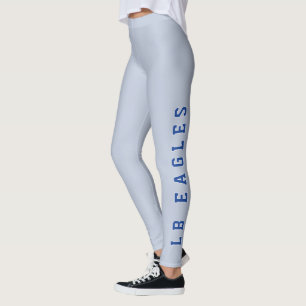 Legging Roupas Escolares LB Eagles Azul Cinza