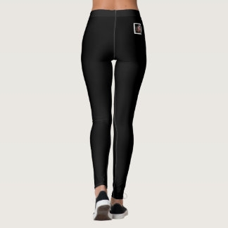 Legging Roupas Esportivas Pretas Personalizadas para Mãe d