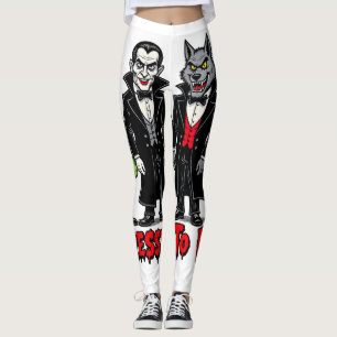 Legging Roupas para Matar Monstros Clássicos de Filme Gráf