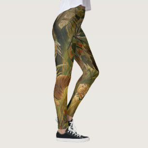 Legging Rousseau Arte Tropical de Tigres