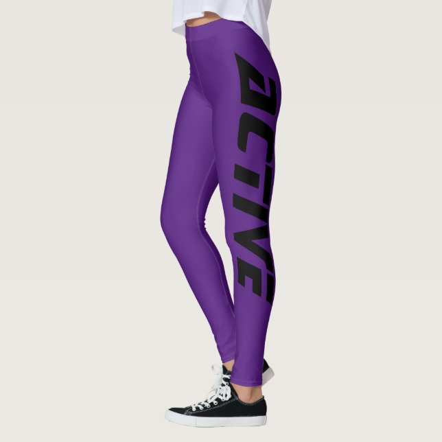 Legging Roxo Ativo (Esquerda)