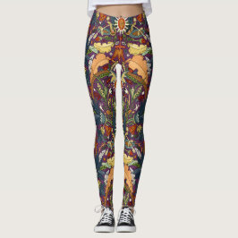Legging Roxo-damasco vitoriano