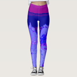 Legging Roxo do cacto