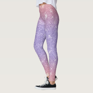 Legging Roxo e Rosa