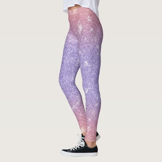 Legging Roxo e Rosa (Esquerda)