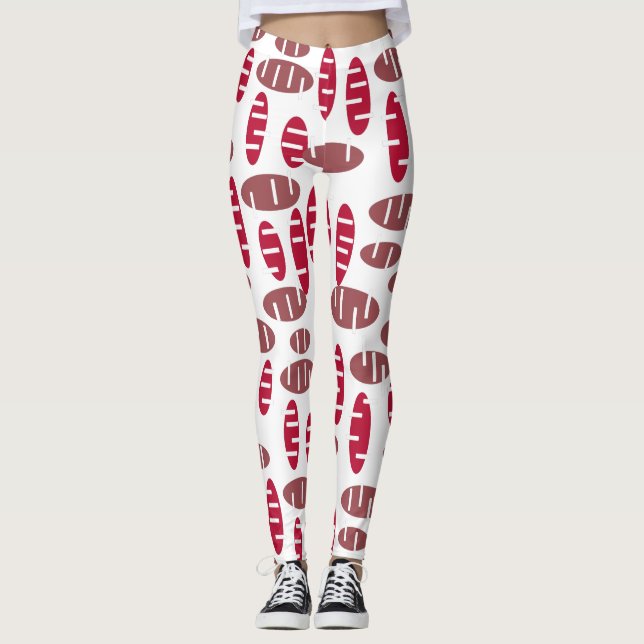Legging Roxo Holey Oval (Frente)