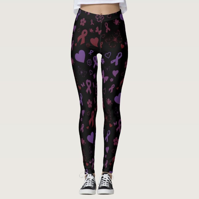 Legging Roxo/Maroon Multi...Aracnoidite (Frente)
