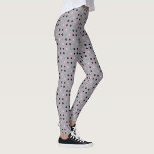 Legging Roxo, Teal e verde