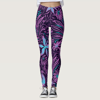 Legging Roxo tropical