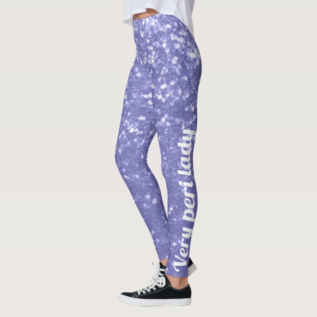 Legging Roxo violeta roxo brilha seu nome (Esquerda)