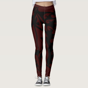 Legging Royal Crimson Pony Horse Bronco Stallion Lineart