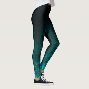 Legging Royal Damask Turquoise